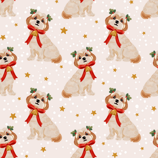 Holly Doodle Zip Up Bamboo Pajamas