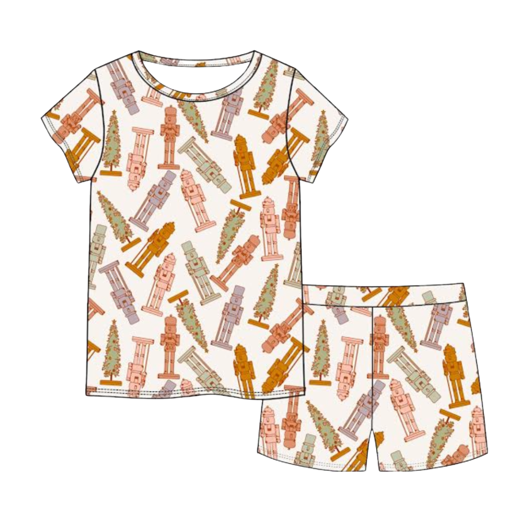 Nutcracker Noel Toddler & Kids Shortie Bamboo Set