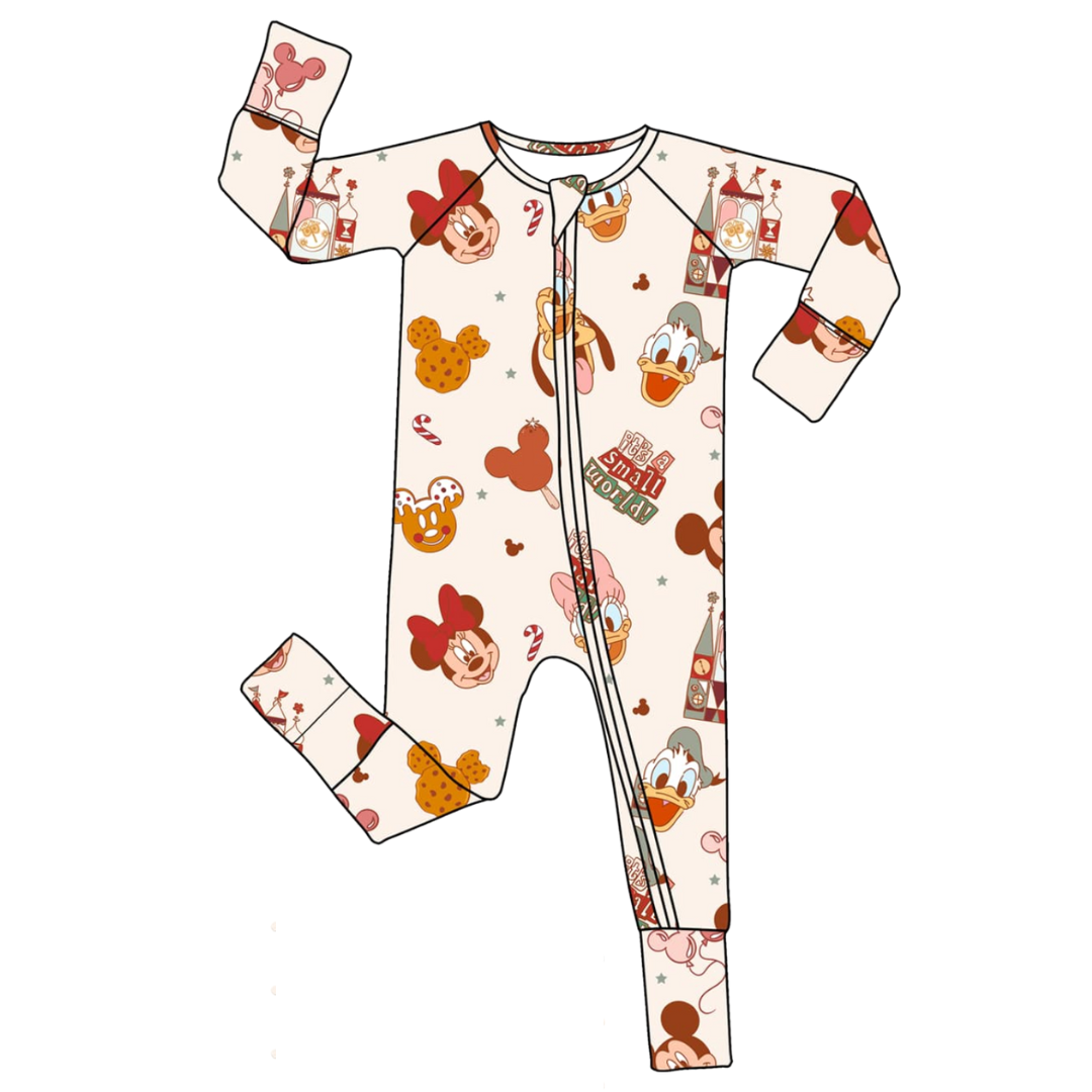 Merry Magic Zip Up Bamboo Pajamas