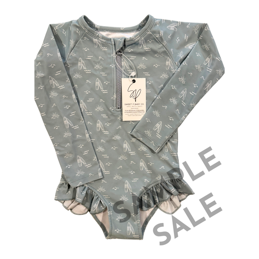 Sage Surfer Long Sleeved Swimsuit Size 3T
