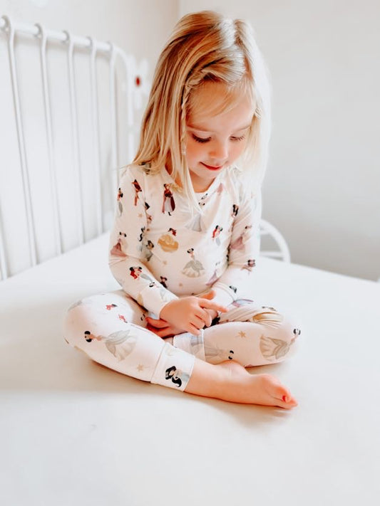 Princess Magic Toddler & Kids 2-Piece Bamboo Pajamas