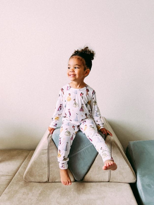 Princess Magic Toddler & Kids 2-Piece Bamboo Pajamas