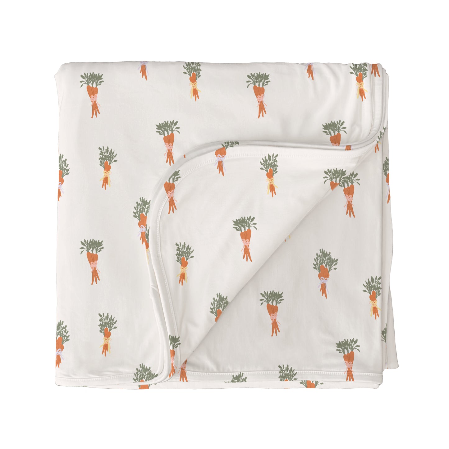 Cuddly Carrots Bamboo 3-Layer Blanket