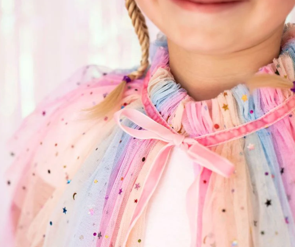 Pastel Rainbow Magical Dress Up Cape