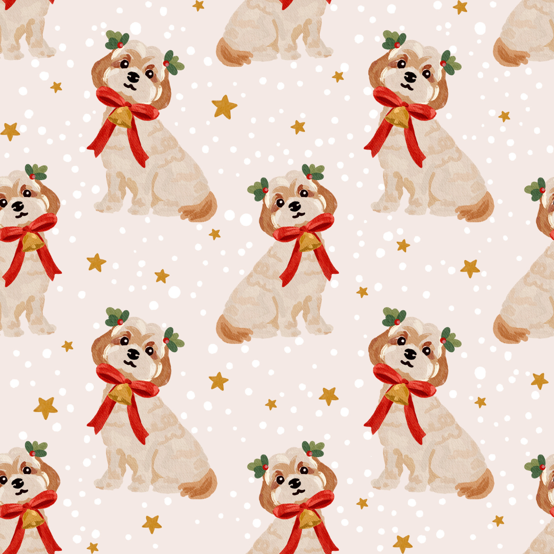 Holly Doodle Zip Up Bamboo Pajamas PRE-ORDER