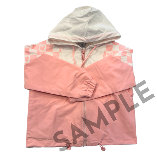 Pink Check Youth Jacket Size 5/6