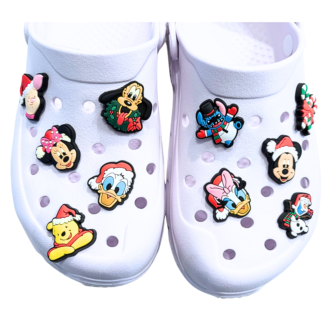 Magical Holiday Shoe Charms Stocking Stuffer - Set of 10