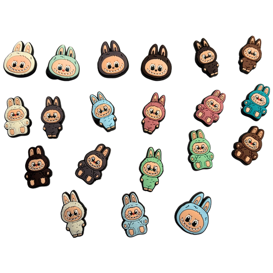 Little Monster Shoe Charms Stocking Stuffer - Set of 10