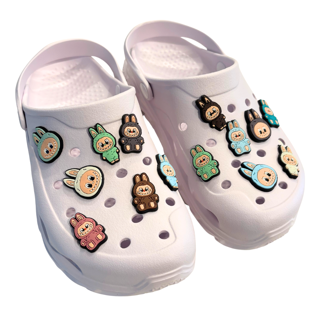 Little Monster Shoe Charms Stocking Stuffer - Set of 10