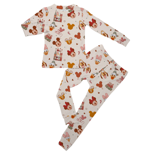 Merry Magic Toddler & Kids 2-Piece Bamboo Pajamas