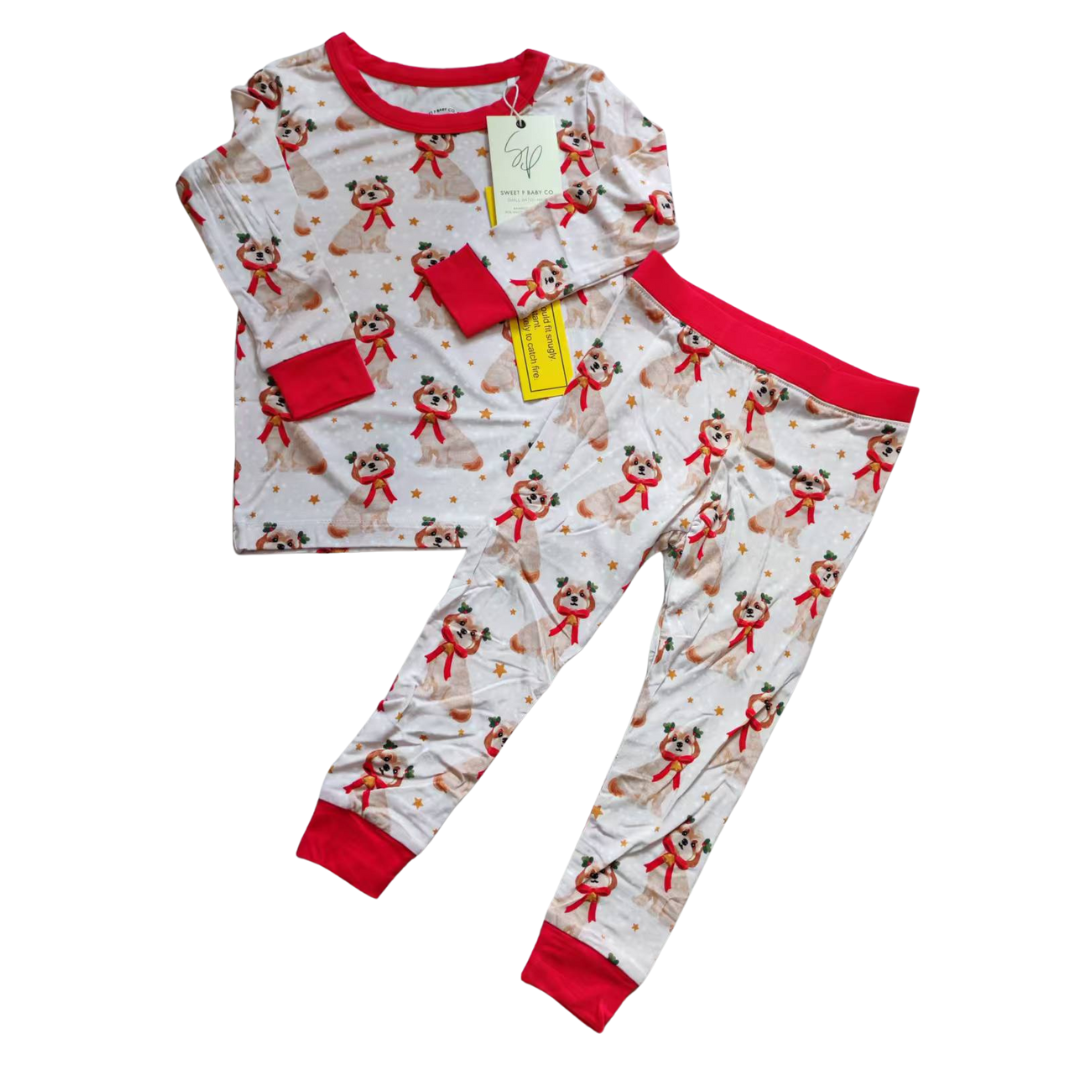 Holly Doodle Toddler & Kids 2-Piece Bamboo Pajamas