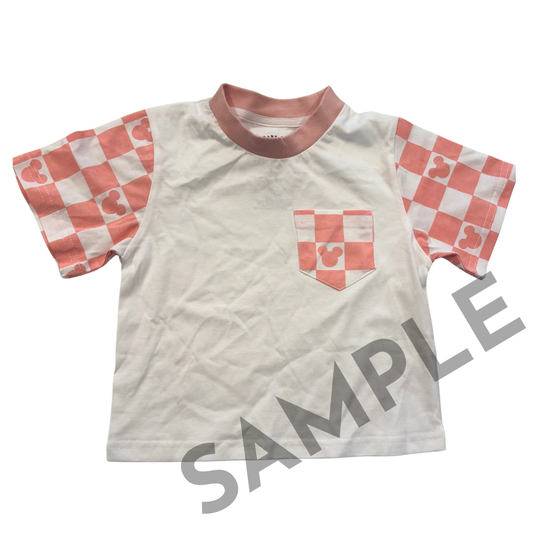 Pink Check Tee Size 18-24 Mo.