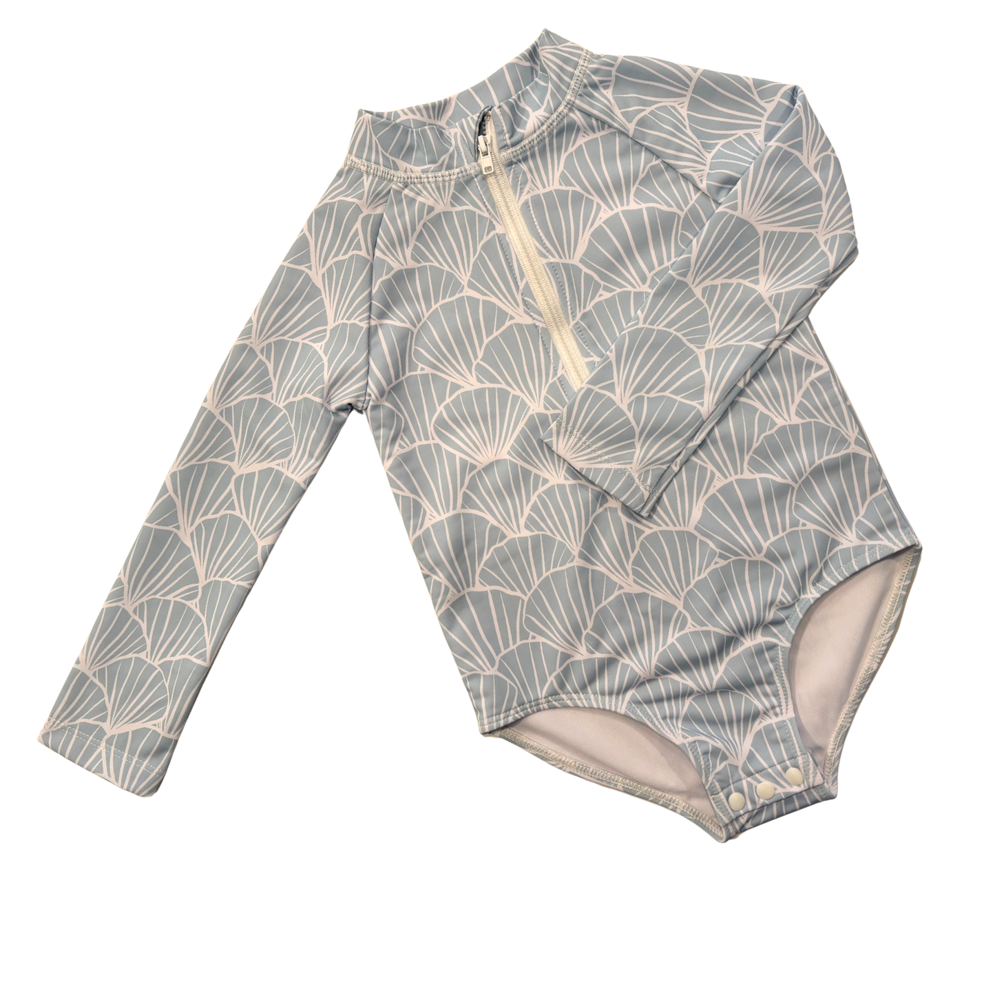 Blue Tides Long Sleeve Swimsuit