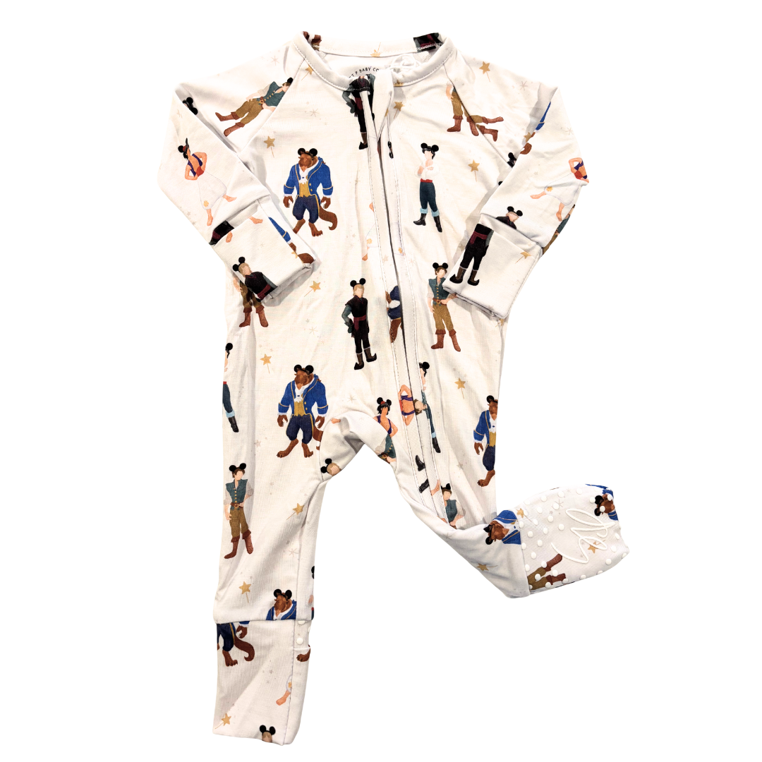Prince Zip Up Bamboo Pajamas