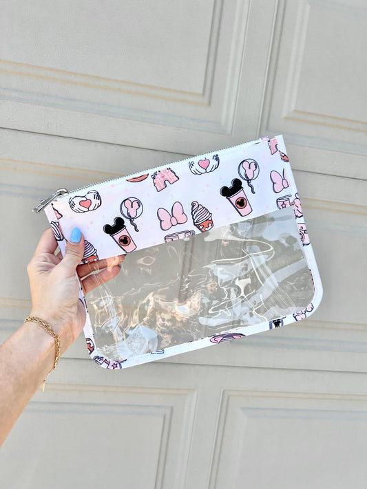 Pins & Treats Clear Pouch