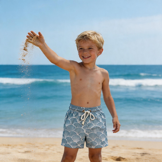 Blue Tides Swim Shorts