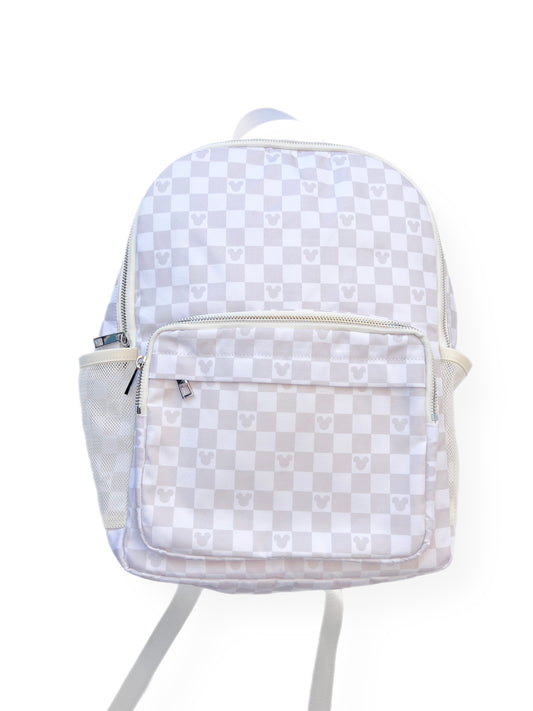 Neutral Checkered Magic Backpack
