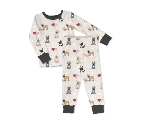 Puppy Love 2-Piece Bamboo Pajamas