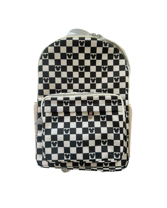 Black Checkered Magic Backpack