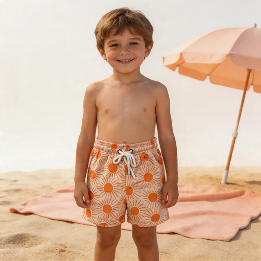 Golden Sunbeam Swim Shorts