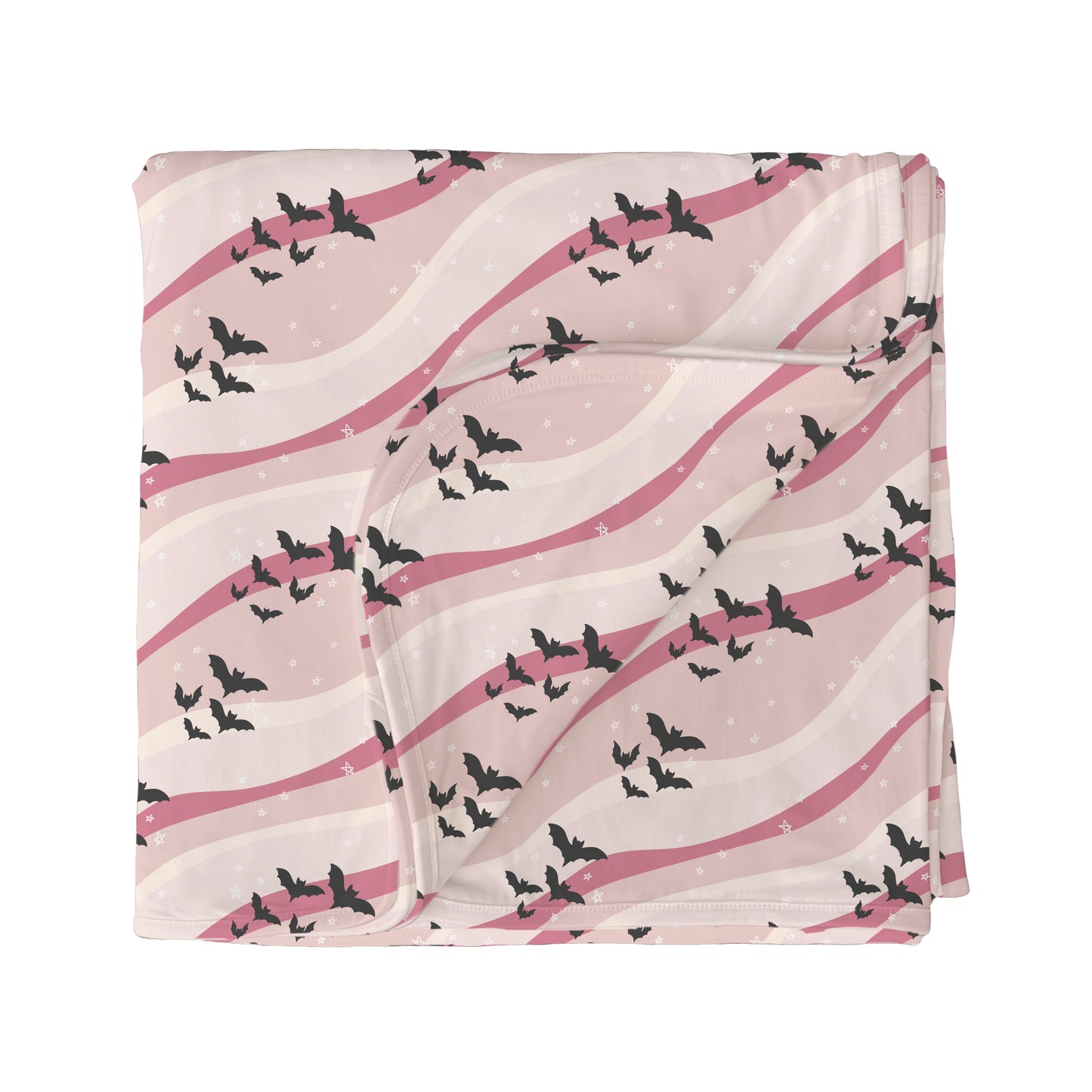 Mauve Bats Bamboo 3-Layer Blanket