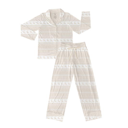 Women's Traditional Christmas Bamboo Jammies