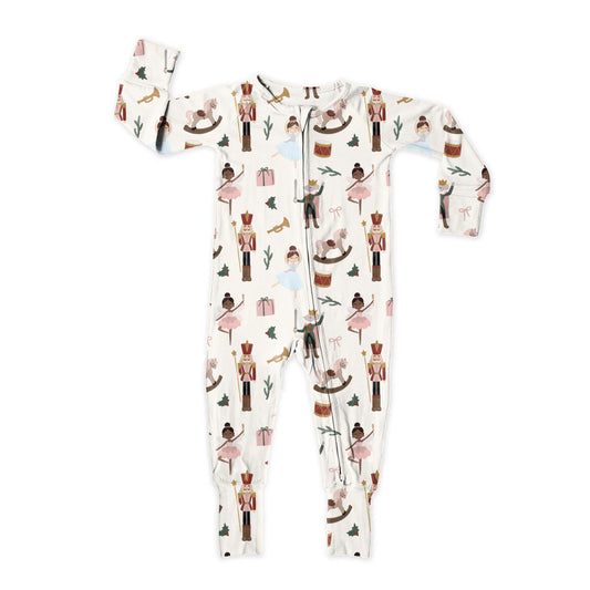 Nutcracker Zip Up Bamboo Pajamas