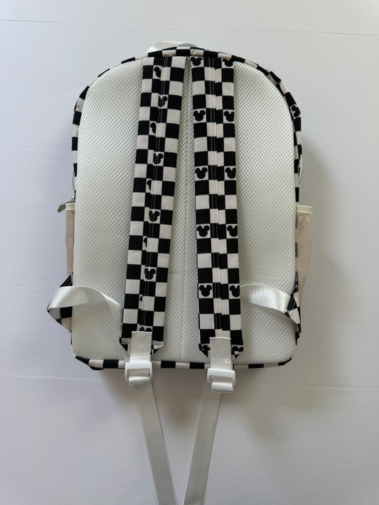 Black Checkered Magic Backpack