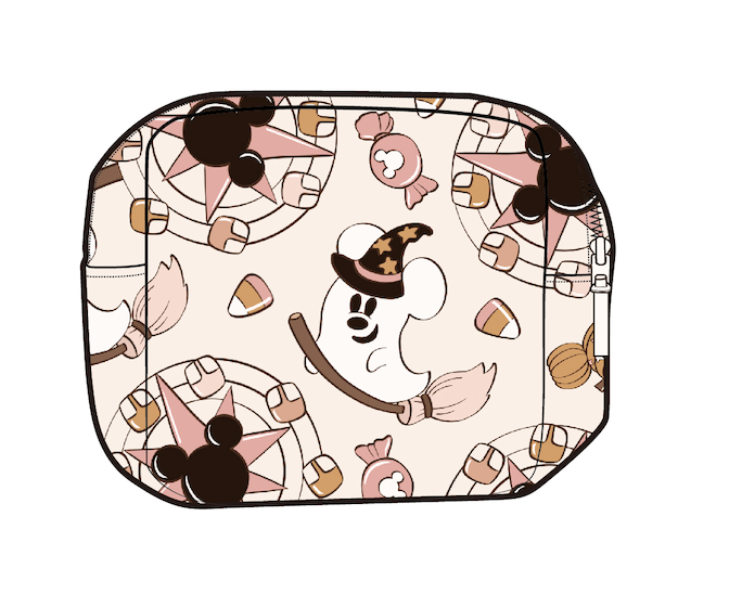 Pink Magical Tricks & Treats Square Pouch