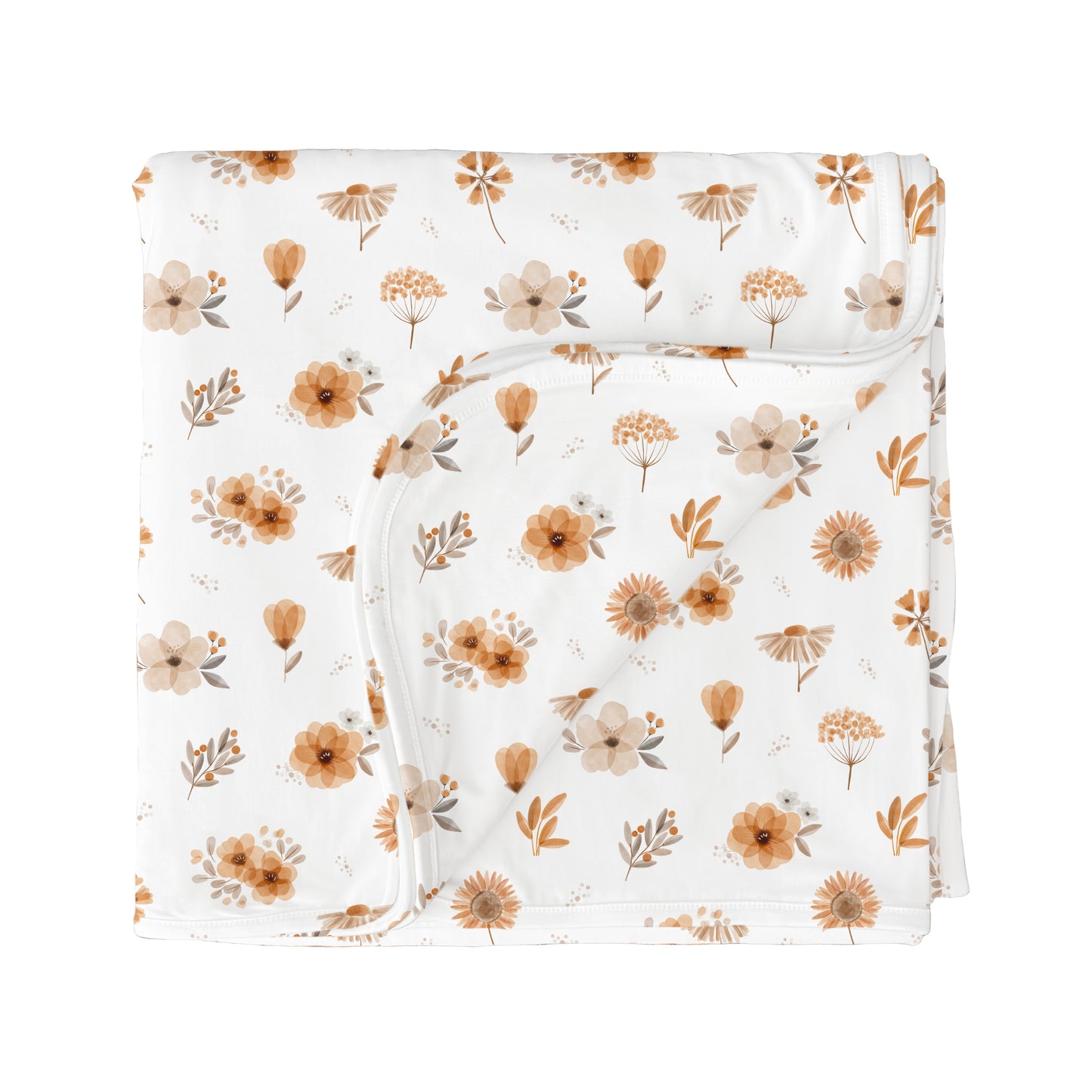 Boho Floral Bamboo 3-Layer Blanket