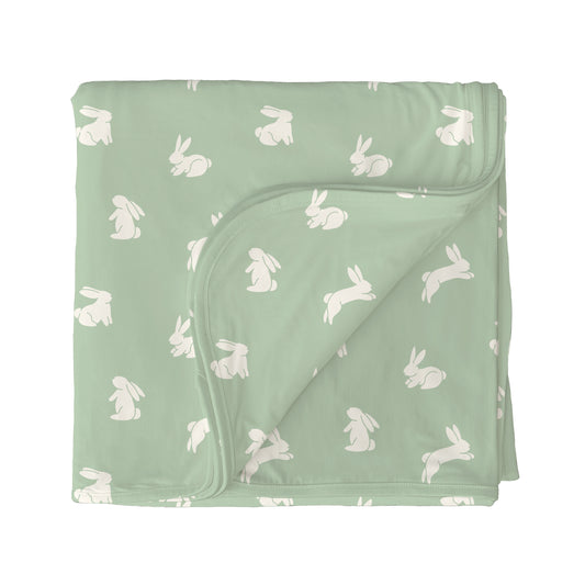 Spring Bunnies Bamboo 3-Layer Blanket