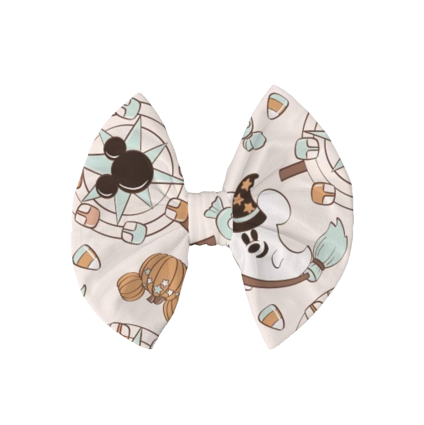 Blue Magical Tricks & Treats Alligator Clip Bow