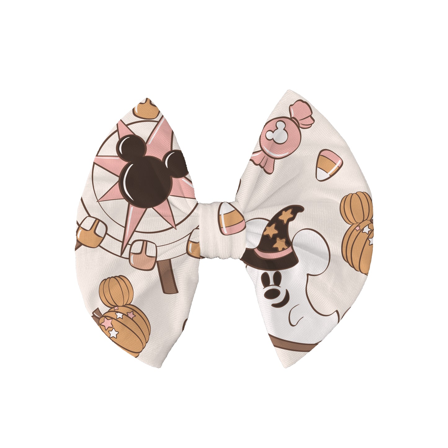 Pink Magical Tricks & Treats Alligator Clip Bow