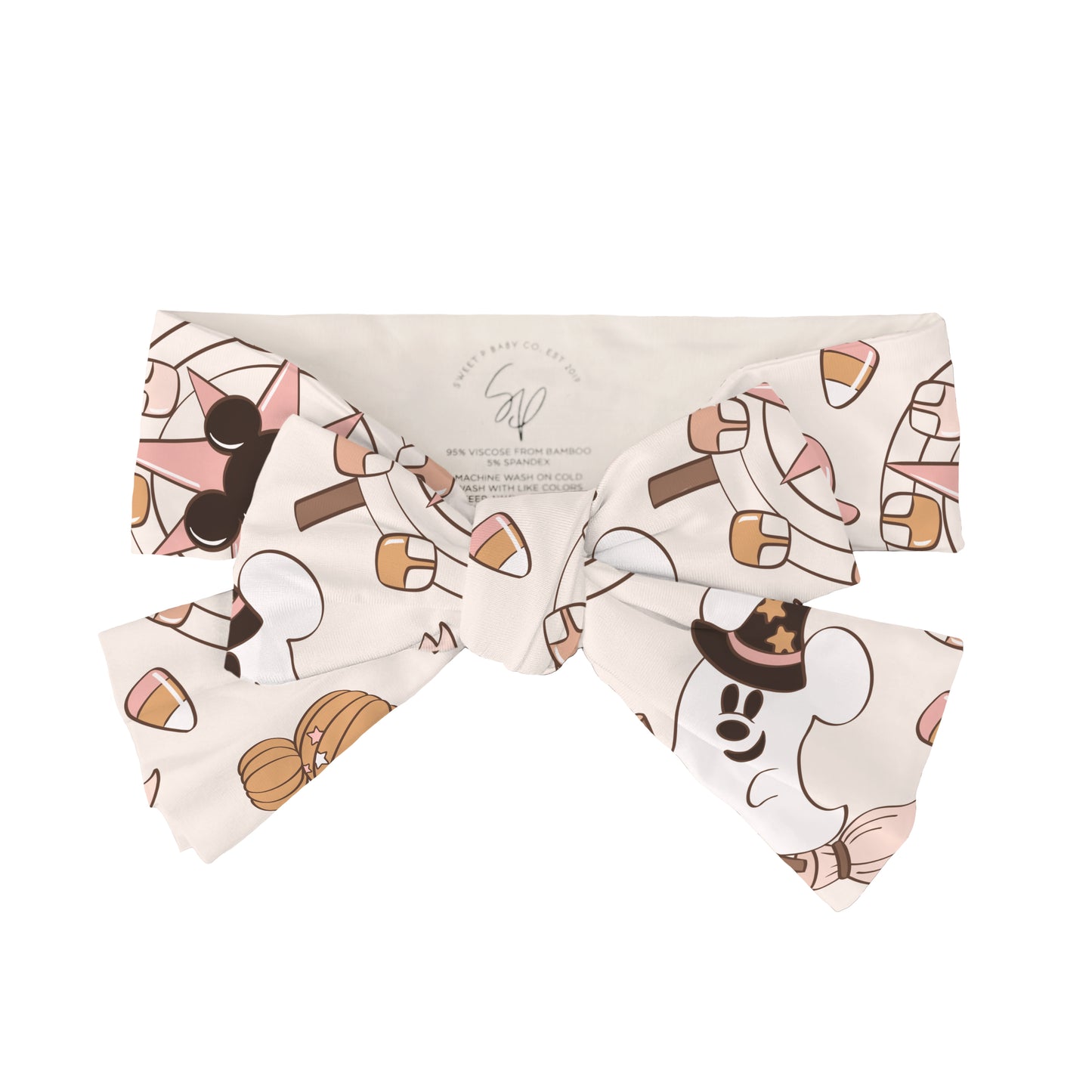 Pink Magical Tricks & Treats Headband Bow