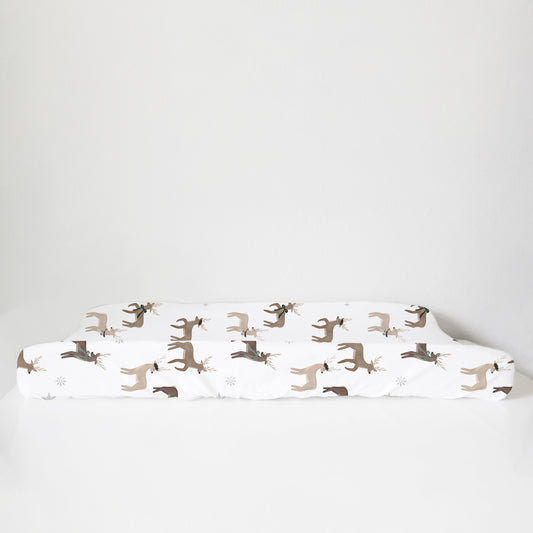 Reindeer Bamboo Changing Pad Cover