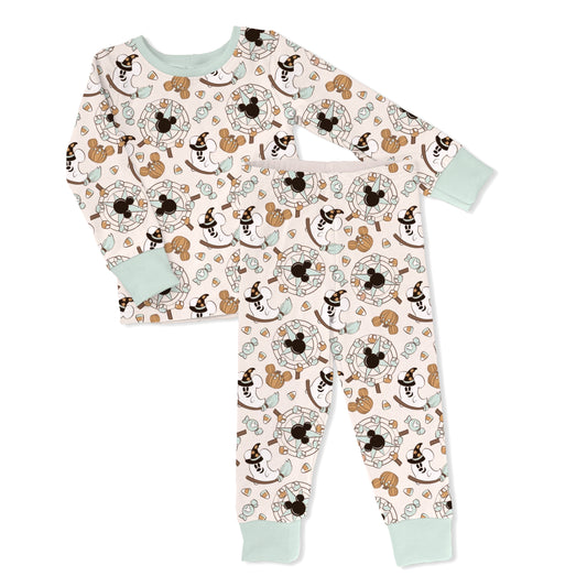 Blue Magical Toddler & Kids Two Piece Bamboo Pajamas