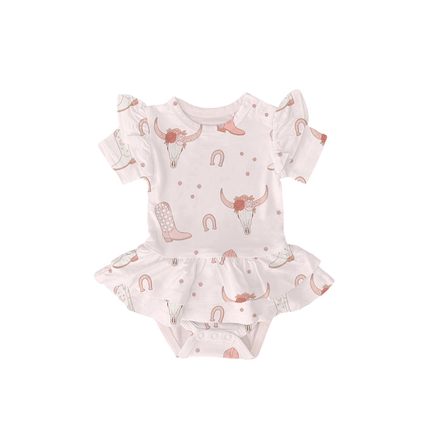 Cowgirl Up Baby Twirl Dress