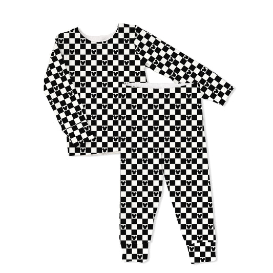 Checkers & Magic Toddler & Kids 2-Piece Bamboo Pajamas