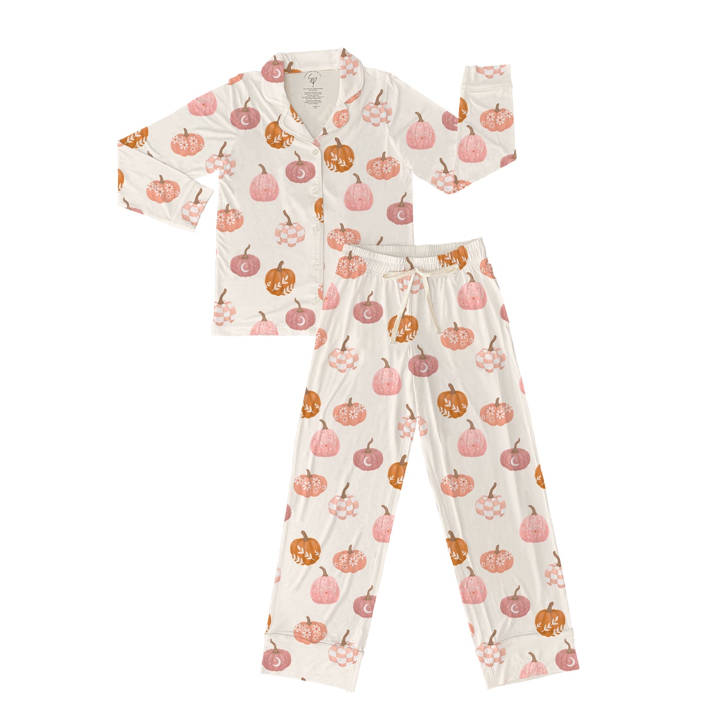 Painted Pumpkins Women's Bamboo Jammies