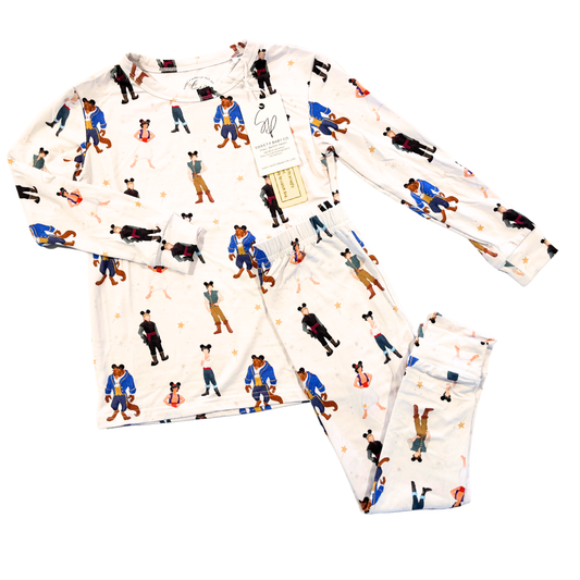 Prince Toddler & Kids Two Piece Bamboo Pajamas