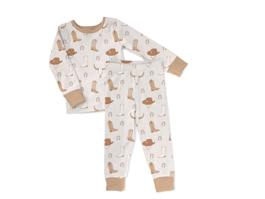 Cowboy Up 2-Piece Bamboo Pajamas