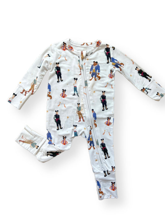 Prince Zip Up Bamboo Pajamas