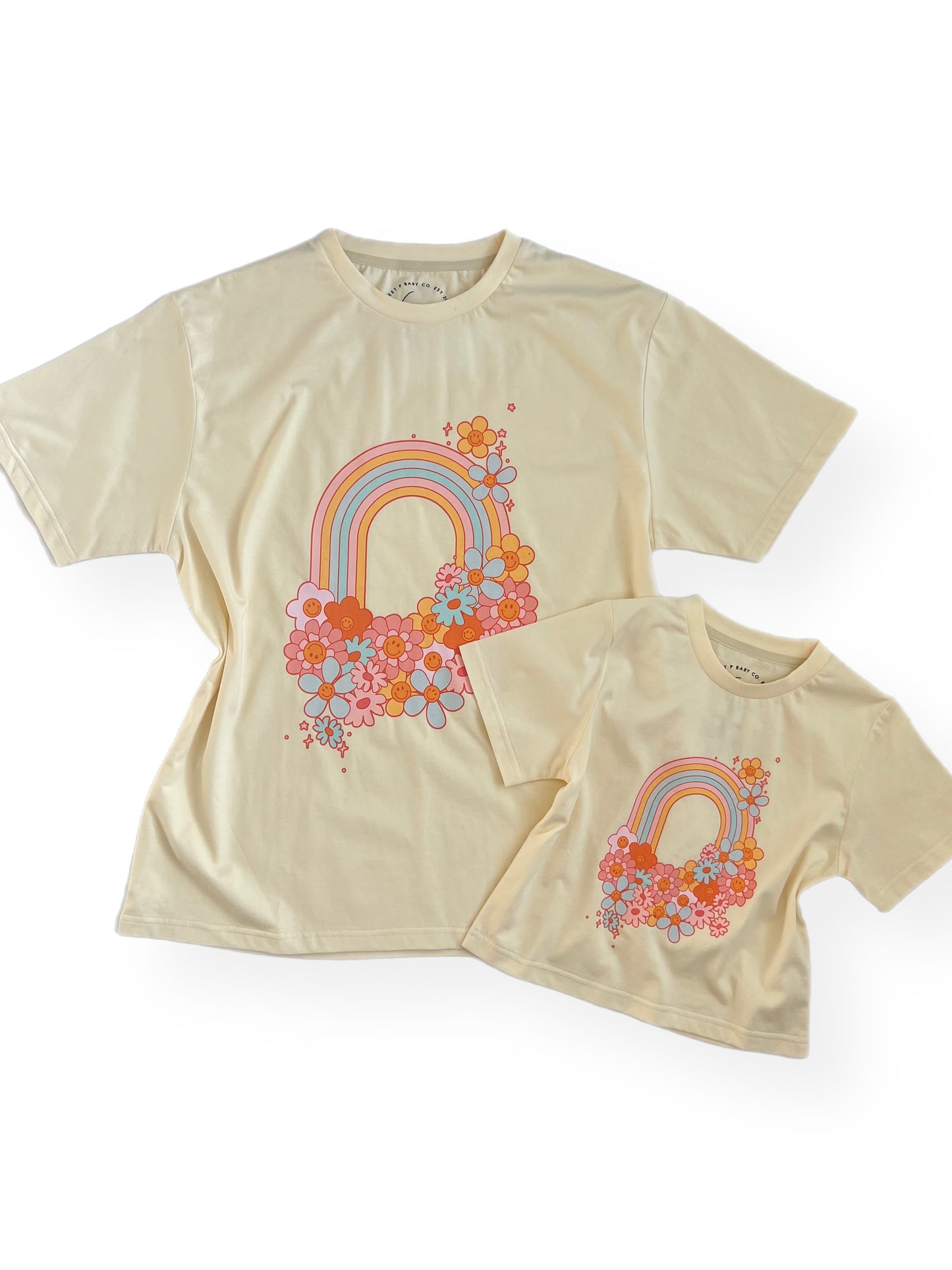 Smiley Rainbows Toddler & Kids T Shirt