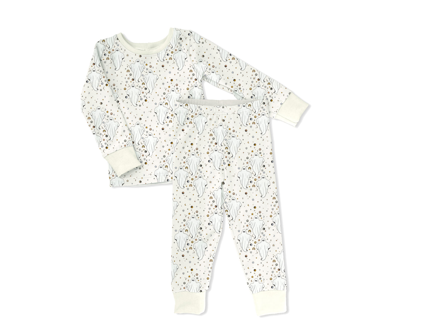 Ghosts & Charms Toddler & Kids 2-Piece Bamboo