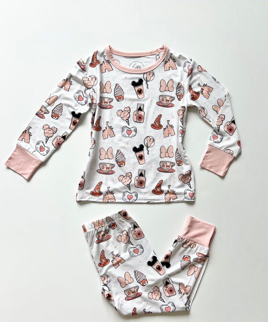 Pins & Treats Toddler & Kids 2-Piece Bamboo Pajamas - PRE ORDER