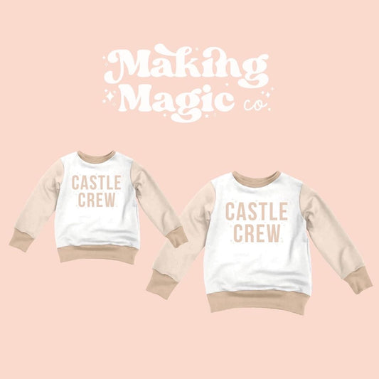 Women's Castle Crew -  Crew Neck Sweatshirt -LAST CHANCE ITEM