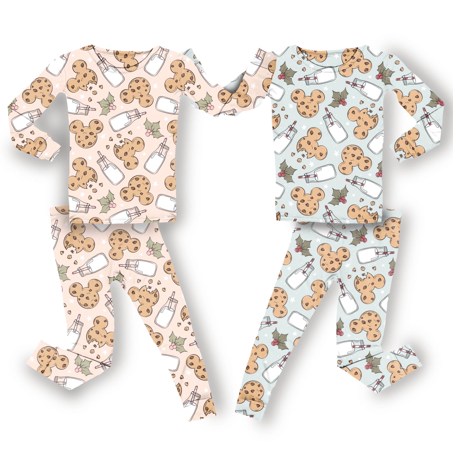 Cookie Christmas Bamboo Toddler 2-Piece Pajamas