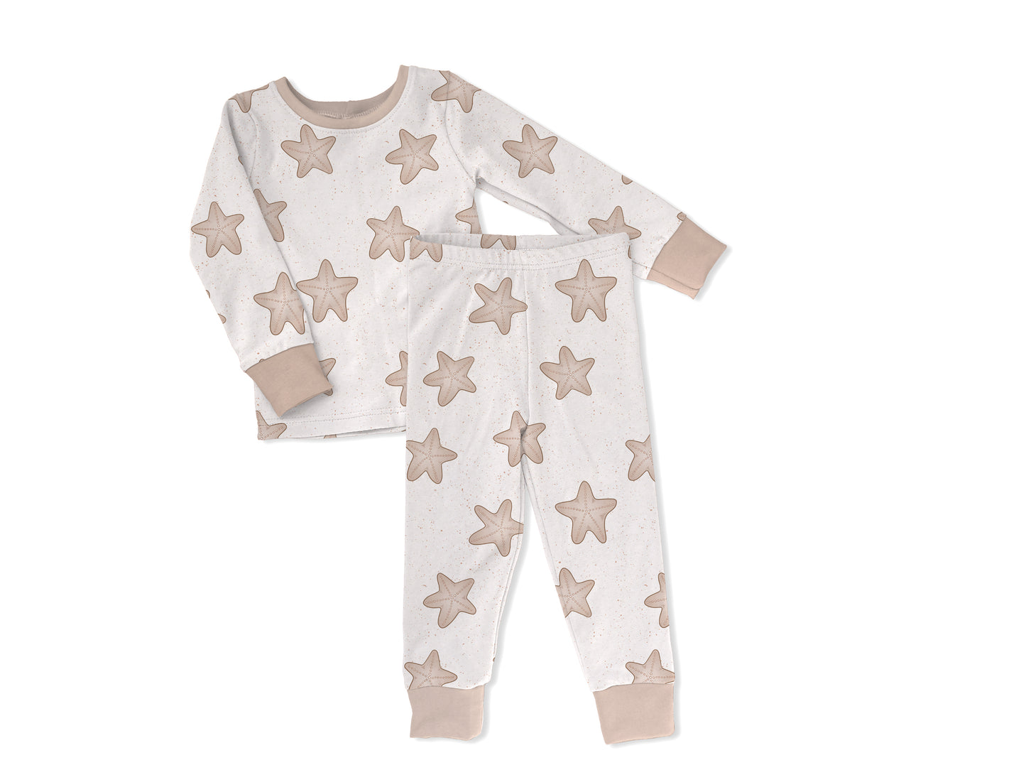 Starfish Bamboo Toddler 2-Piece Pajamas