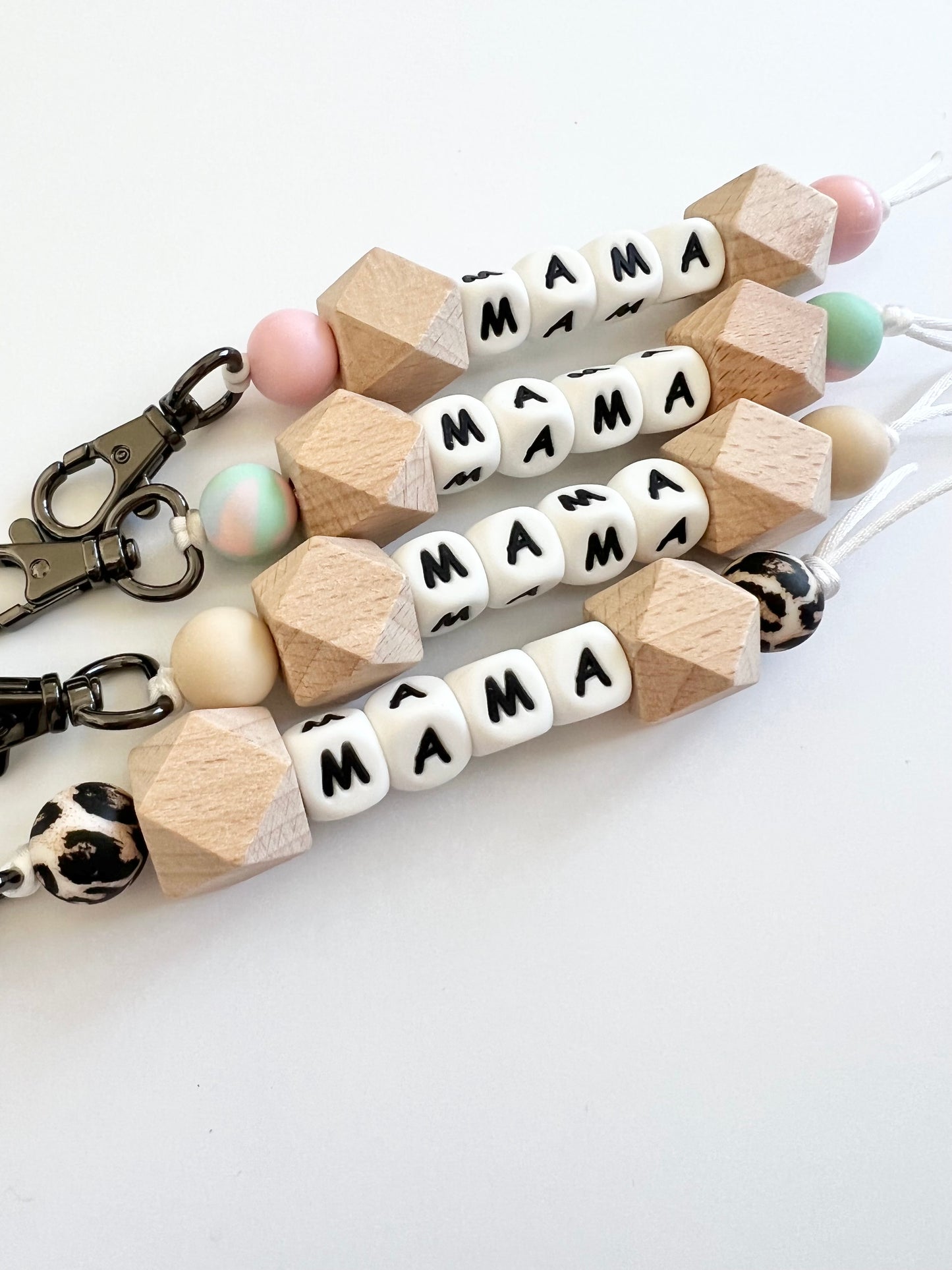 Mama Name Teether | Mama Keychain Teether | Sweet P Baby Co.